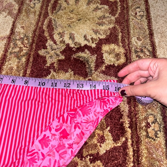 Pink Striped and Floral Reversible Vineyard Vines Bikini Set - Picture 10 of 11